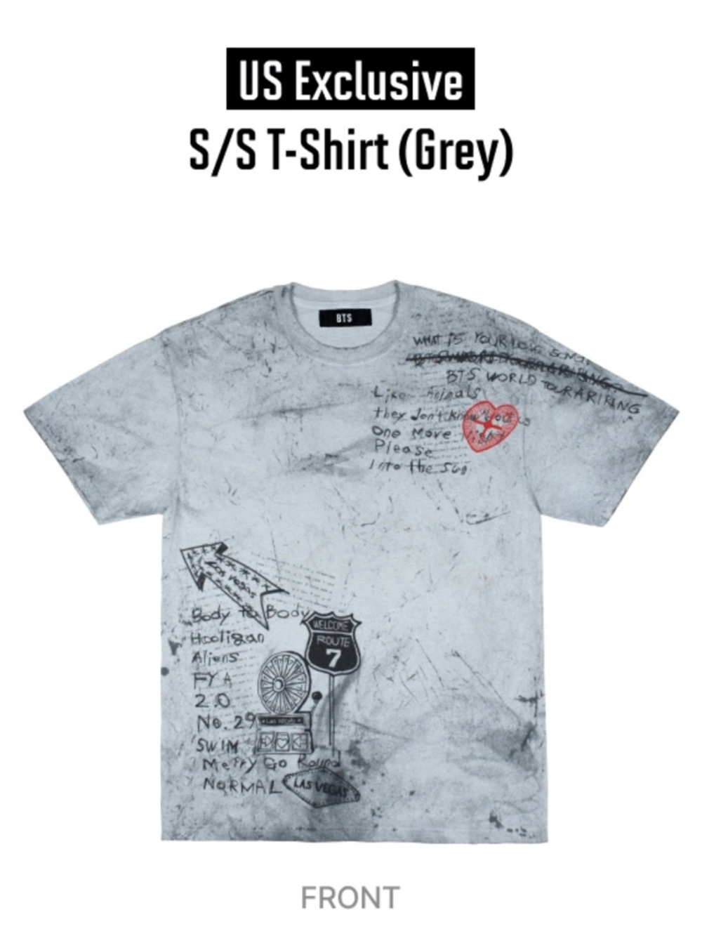 BTS Arirang Grey Tshirt